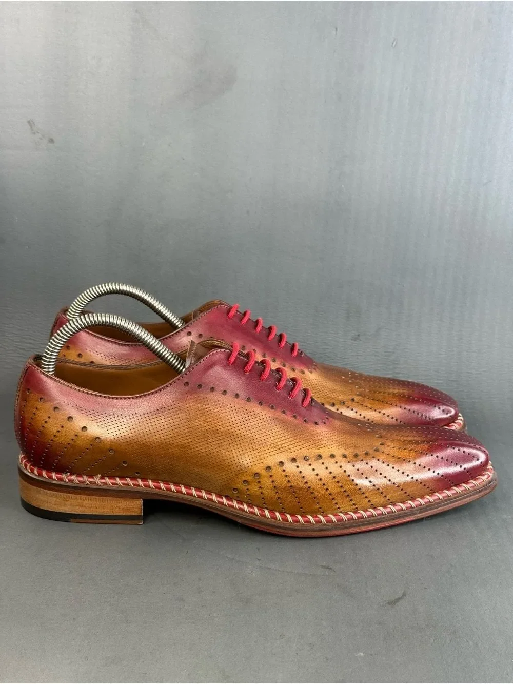 JOSE REAL VELOCE CUOIO ENGLAND OXFORD shoes men’s size 8 (41)